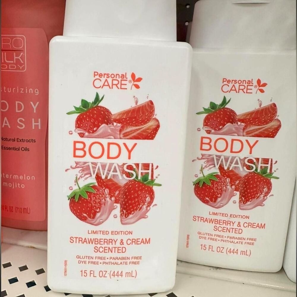 Personal Care  Strawberry & Cream Body Wash 15fl.oz (Limited Edition) ONLY 1